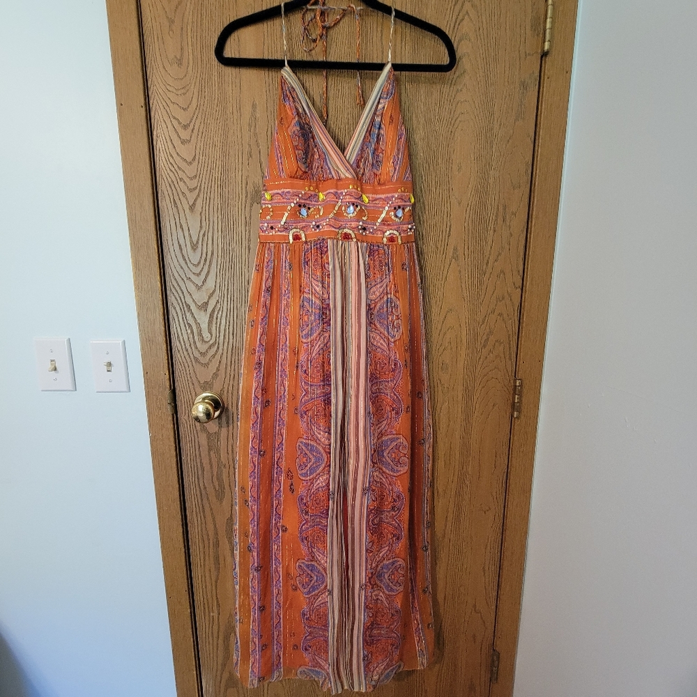 Muse boho embellished dress size 10